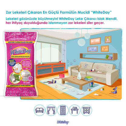 WhiteDay Leke Çıkarıcı Islak Mendil