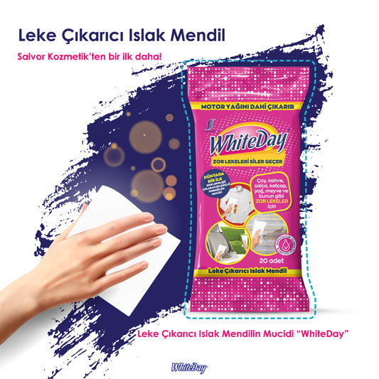 WhiteDay Leke Çıkarıcı Islak Mendil